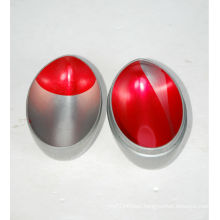 New design top quality egg-shaped Tin Box Easter Gift Tin box for candy